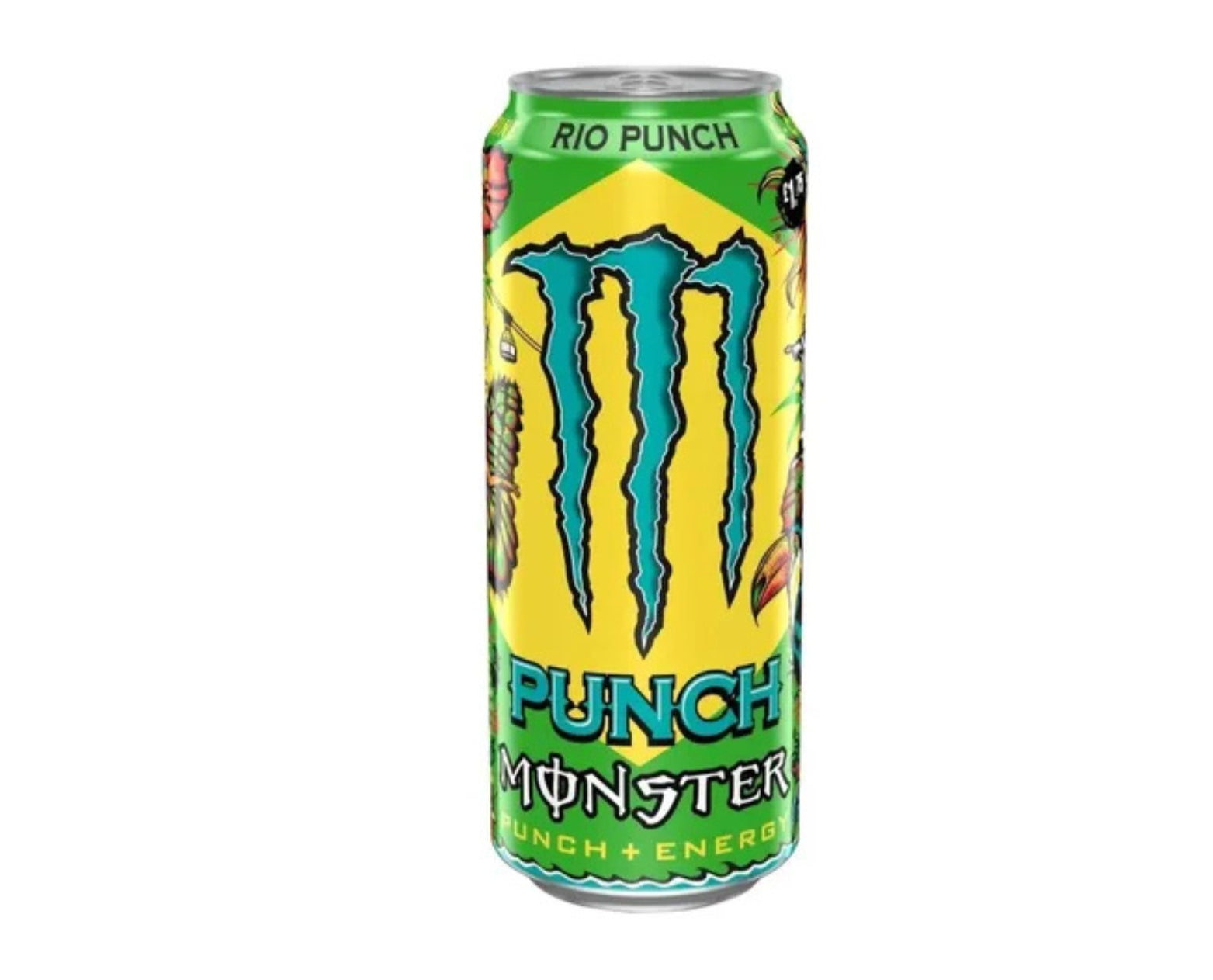 Monster Energy Punch Rio 473ml – Sabor Tropical, Energia e Performance 6 UNIDADES