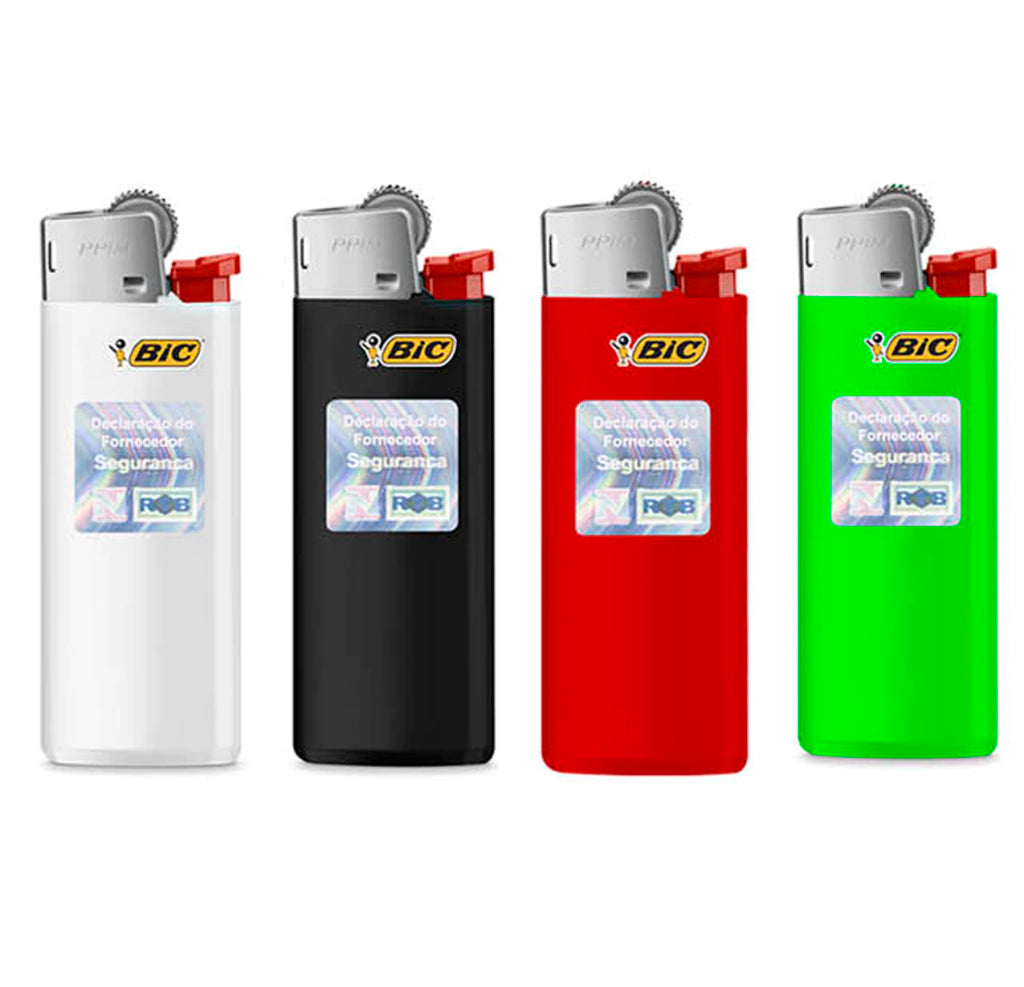 Isqueiro BIC Mini – Cartela com 4 Unidades