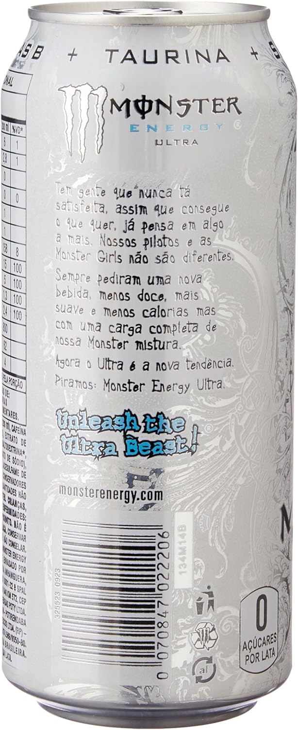 Pack de Monster Ultra 473ml - Unidade 6 unidades