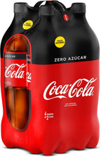 COCA COLA zero pack 4 garrafas 2 Litros
