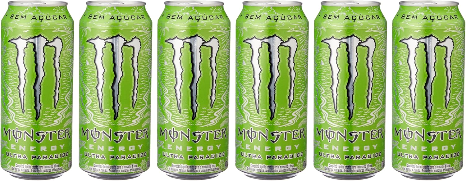 Pack de Energético Monster Ultra Paradise lata 473ml 6 unidades