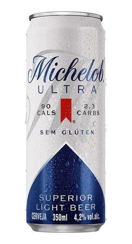 Cerveja Michelob Ultra Lata 350 ml – Pacote com 8 Unidades